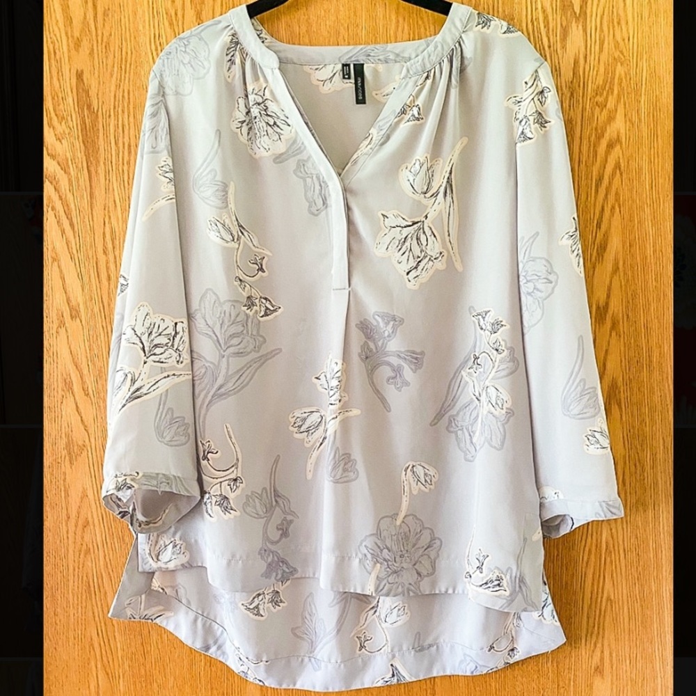 Flowered Dress Top